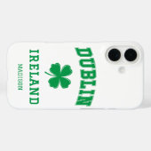Coques Case-Mate iPhone Nom personnalisé Dublin Irlande (Verso (horizontal))