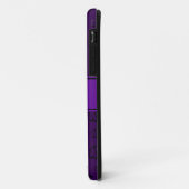 Coques Case-Mate iPhone Nom personnalisé échelle de justice violette (Dos/Gauche)