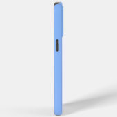 Coques Case-Mate iPhone Nom personnalisé Élégant Simple Pastel Blue Grey (Verso / Droite)