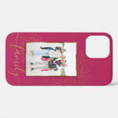 Coques Case-Mate iPhone Nom personnalisé encadré photo (Verso (horizontal))