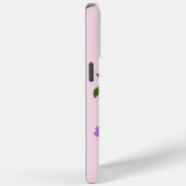 Coques Case-Mate iPhone Nom personnalisé et Inséparables mignons (Verso / Droite)