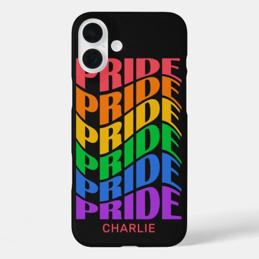 Coques Case-Mate iPhone Nom personnalisé Fierté (Verso)