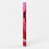 Coques Case-Mate iPhone Nom personnalisé Fleur de rose élégante (Dos/Droite)