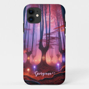 Case-Mate iPhone Case Nom personnalisé Forêt de Whimsigoth enchantée aut