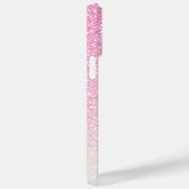 Coques Case-Mate iPhone Nom personnalisé girly chic moderne rose pailleté (Verso / Droite)