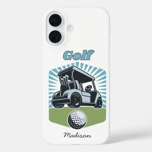 Coques Case-Mate iPhone Nom personnalisé Golf est vie (Verso)