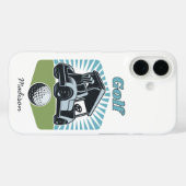 Coques Case-Mate iPhone Nom personnalisé Golf est vie (Verso (horizontal))