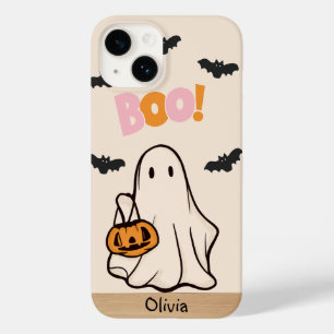 COQUE POUR iPhone 14 NOM PERSONNALISÉ HALLOWEEN