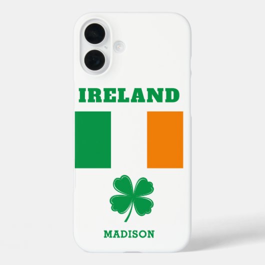 Coques Case-Mate iPhone Nom personnalisé Irlande (Verso)