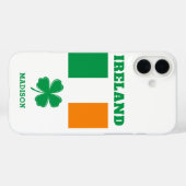 Coques Case-Mate iPhone Nom personnalisé Irlande (Verso (horizontal))
