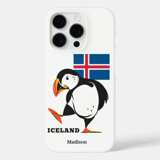 Coques Case-Mate iPhone Nom personnalisé Islande (Verso)