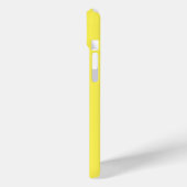 Coques Case-Mate iPhone Nom Personnalisé Jaune (Verso / Gauche)