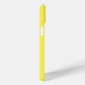 Coques Case-Mate iPhone Nom Personnalisé Jaune (Verso / Droite)