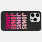 Coques Case-Mate iPhone Nom personnalisé Jonas I Love Jonas (Verso (horizontal))