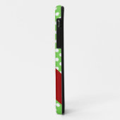 Coques Case-Mate iPhone Nom personnalisé ladybug papillon pois verts (Dos/Gauche)