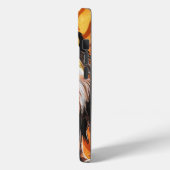 Coques Case-Mate iPhone Nom personnalisé Lion d'aquarelle moderne (Verso / Gauche)
