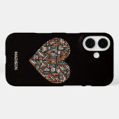 Coques Case-Mate iPhone Nom personnalisé / Livre texte Lover's (Verso (horizontal))