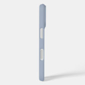 Coques Case-Mate iPhone Nom personnalisé moderne Bleu blanc (Verso / Droite)