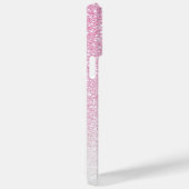 Coques Case-Mate iPhone Nom personnalisé moderne rose pailleté girly chic (Verso / Droite)