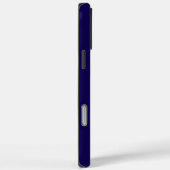 COQUES Case-Mate iPhone NOM PERSONNALISÉ MODERNE SOLIDE ROYAL BLEU COULEUR (Verso / Droite)