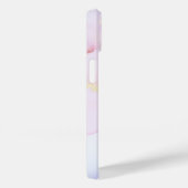 Coques Case-Mate iPhone Nom personnalisé Monogram Purple Aquarelle Luxe (Verso / Droite)