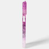 Coques Case-Mate iPhone Nom Personnalisé Monogramme Purple Ombre Crystals (Verso / Droite)