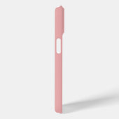 Coques Case-Mate iPhone Nom personnalisé Monogramme sur Pretty Pastel Rose (Verso / Droite)