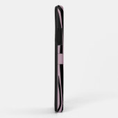 Coques Case-Mate iPhone Nom personnalisé Monogramme Zebra stripes motif (Dos/Droite)