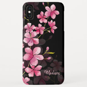 Case-Mate iPhone Case Nom personnalisé Motif Floral de fleurs de ceris