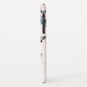 Coques Case-Mate iPhone Nom personnalisé| Papillons d'aquarelle (Dos/Gauche)