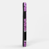 Coques Case-Mate iPhone Nom personnalisé pastel violet parties scintillant (Dos/Droite)