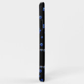 Coques Case-Mate iPhone Nom personnalisé, pattes de chien de parties scint (Dos/Droite)