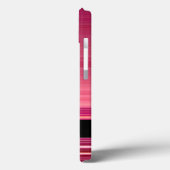 Coques Case-Mate iPhone Nom personnalisé rose or (Verso / Gauche)