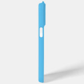 Coques Case-Mate iPhone Nom personnalisé simple Bleu (Verso / Droite)