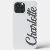Coques Case-Mate iPhone Nom personnalisé Simple Moderne Minimal Joyeux Noë (Verso)