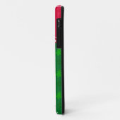 Coques Case-Mate iPhone Nom personnalisé sloth vert noël arbres (Dos/Gauche)