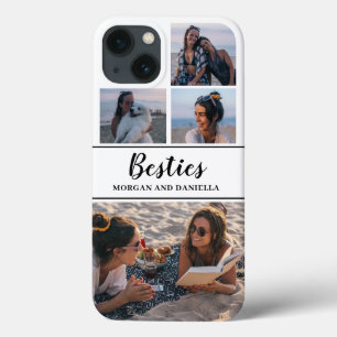 Case-Mate iPhone Case Nom personnalisé sur White Best Friends Photo Coll