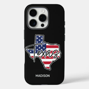 Coques iPhone 16 Pro Nom personnalisé Texas