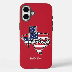 Coques iPhone 16 Plus Nom personnalisé Texas