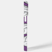 Coques Case-Mate iPhone Nom personnalisé unique Volleyball violet (Verso / Droite)