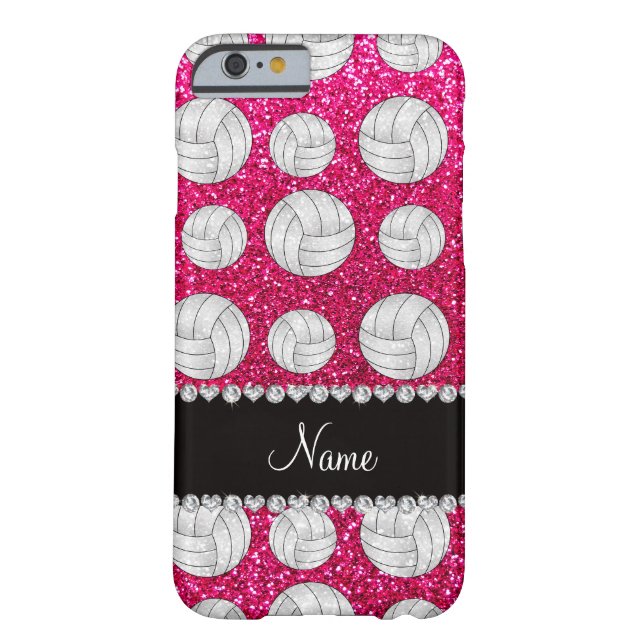Coques Case-Mate iPhone Nom personnalisé volley-ball de parties scintillan (Dos)