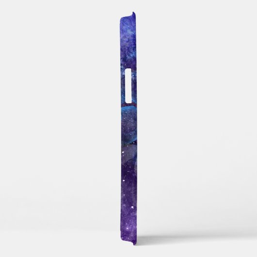 Coques Case-Mate iPhone Nom Purple Blue Galaxy (Verso / Droite)