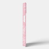 Coques Case-Mate iPhone Nom rose à motif fleur sauvage damassé (Verso / Droite)
