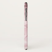 Coques Case-Mate iPhone Nom rose élégant Motif géométrique polygonal (Dos/Gauche)