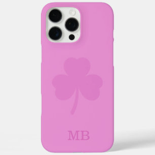 Coques iPhone 16 Pro Max nom rose initiales monogramme iphone 16 pro max co