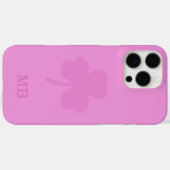 Coques Case-Mate iPhone nom rose initiales monogramme iphone 16 pro max co (Verso (horizontal))