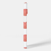 Coques Case-Mate iPhone Nom | Rose Pois d'aquarelle or Motif (Verso / Droite)