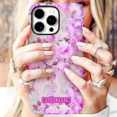 Coques Case-Mate iPhone Nom Rose Romantique et Lavande