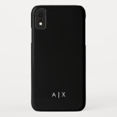 Coques Case-Mate iPhone Nom simple de couple monogrammé (Dos)