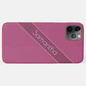 Coques Case-Mate iPhone Nom simple et élégant uniquement Mulberry violet à (Dos (Horizontal))